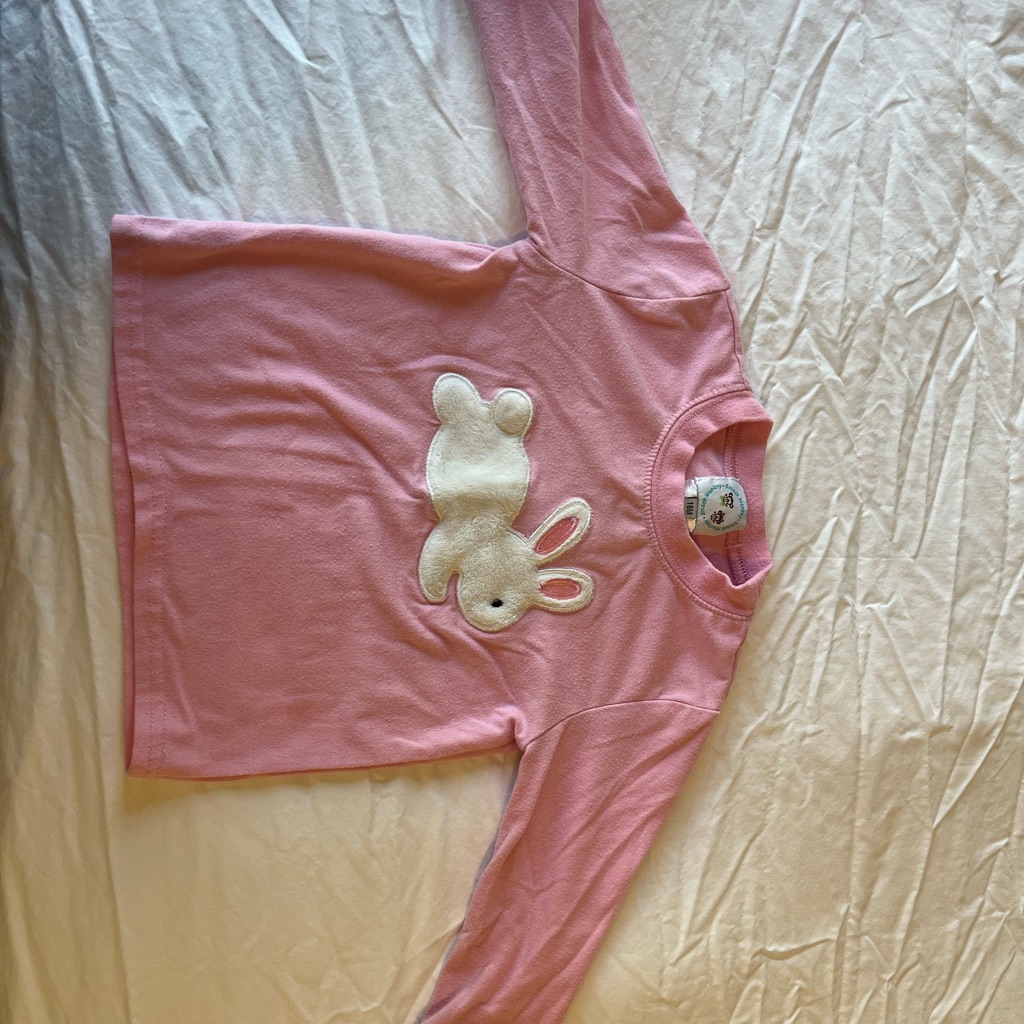 Smock Monkey Brand Pink Bunny Kids Shirt